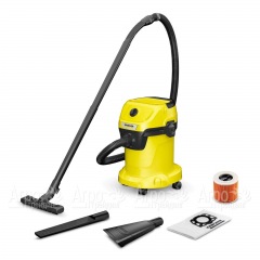 Хозяйственный пылесос Karcher WD 3 V-17/4/35 + Nozzles в Севастополе