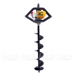 Мотобур (бензобур) Iron Mole E53 Tandem + шнек 150х1000 в Севастополе