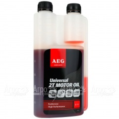 Масло минеральное Universal AEG 2T Motor Motor Oil API TC 1 л для 2-х тактных двигателей в Севастополе