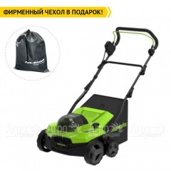 Аккумуляторный вертикуттер GreenWorks GD40SC38II (без аккумулятора и зарядного устройства) в Севастополе