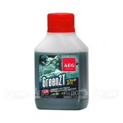 Масло синтетическое AEG Green HP 2T Motor Oil API TC 100 мл для 2-х тактных двигателей в Севастополе