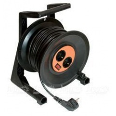 Удлинитель на катушке с 2-мя встроенными розетками 50 м в Севастополе
