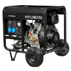 Дизельгенератор Hyundai DHY 8000LE 5,5 кВт + колеса в Севастополе