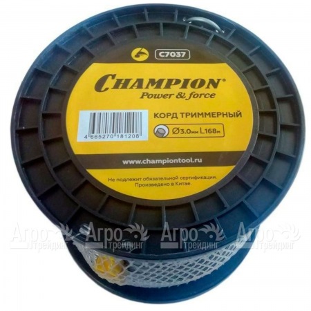 Корд триммерный Champion Aluminium 3.0мм, 168м (круглый)+нож  в Севастополе