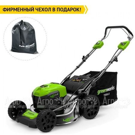 Газонокосилка аккумуляторная GreenWorks GD40LM46SP (без батареи и зарядного устройства) в Севастополе