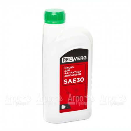 Масло минеральное RedVerg SAE 30 1 л для 4-х тактных двигателей в Севастополе
