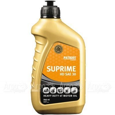 Масло Patriot Supreme HD SAE 30 946 мл для 4-х тактных двигателей  в Севастополе