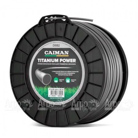 Профессиональная леска Titanium Power круглая 4 мм 92 м для триммеров Caiman в Севастополе