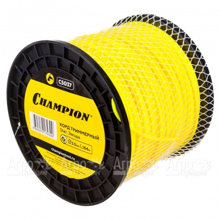 Корд триммерный Champion Star 3.0мм, 164м (звезда)+нож  в Севастополе
