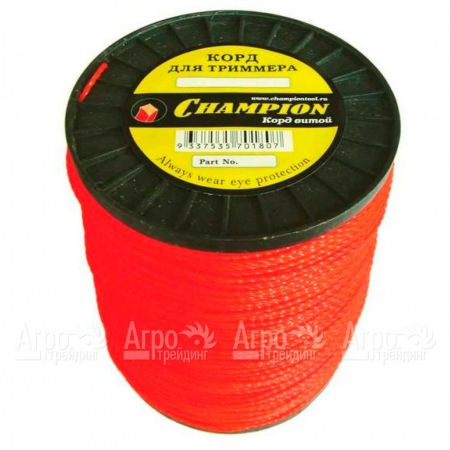 Корд триммерный Champion Twisted Square 2.4мм, 450м (витой квадрат)+нож  в Севастополе