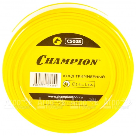 Корд триммерный Champion Star 2.4мм, 40м (звезда)  в Севастополе