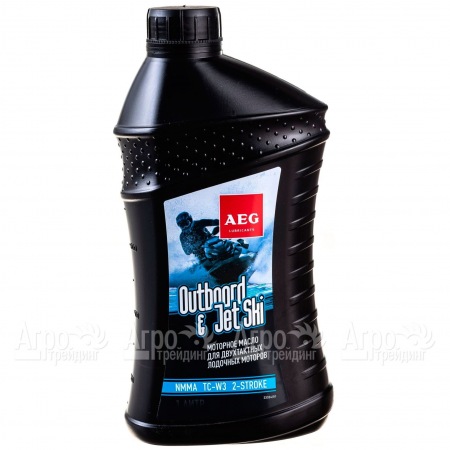 Масло AEG Outboard&amp;JetSki 2Т Oil NMMA TC-W3 1 л для 2-х тактных двигателей  в Севастополе