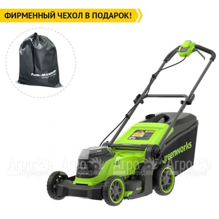 Газонокосилка аккумуляторная GreenWorks GD24X2LM411 2х4 Ач  в Севастополе