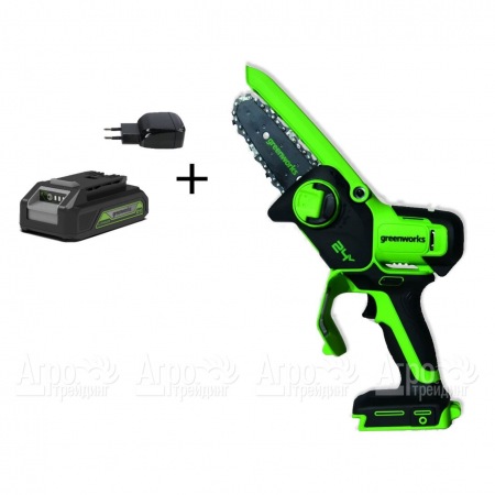 Аккумуляторная пила GreenWorks G24MCS10K2 в Севастополе