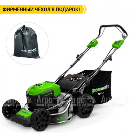 Газонокосилка аккумуляторная GreenWorks GD40LM46SPK4  в Севастополе