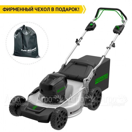 Газонокосилка аккумуляторная GreenWorks GC82LM51SPK5  в Севастополе