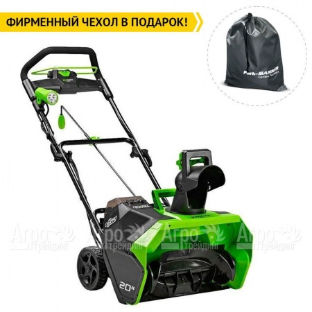 Снегоуборщик аккумуляторный GreenWorks GD40STK5 5 Ач в Севастополе