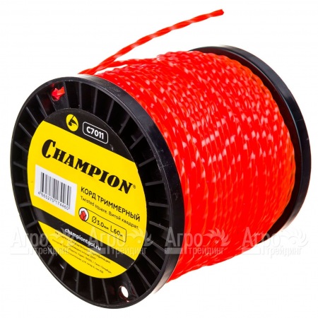 Корд триммерный Champion Twisted Square 3.0мм, 60м (витой квадрат)+нож  в Севастополе