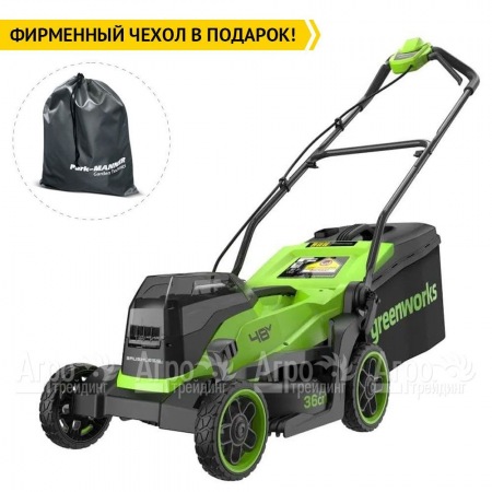 Газонокосилка аккумуляторная GreenWorks GD24X2LM361 2х4 Ач в Севастополе