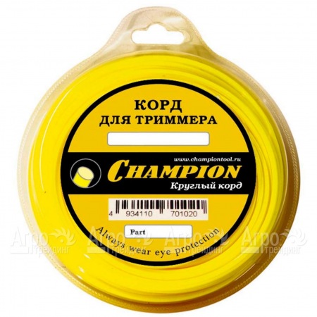 Корд триммерный Champion Round 4.0 мм х 95 м (круглый) + нож  в Севастополе