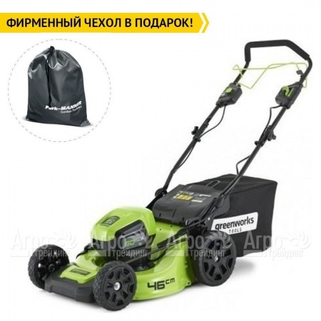Газонокосилка аккумуляторная GreenWorks GD60LM46SPK4  в Севастополе