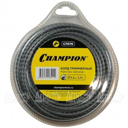 Корд триммерный Champion Platin Saw 3.5м, 17м (зубчатый)  в Севастополе