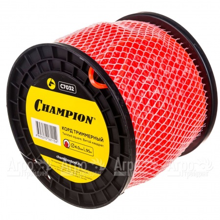 Корд триммерный Champion Twisted Square 4.0мм, 95м (витой квадрат)+нож  в Севастополе