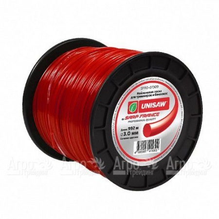 Леска триммерная 3 мм 992 м круглая Unisaw Professional Quality в Севастополе