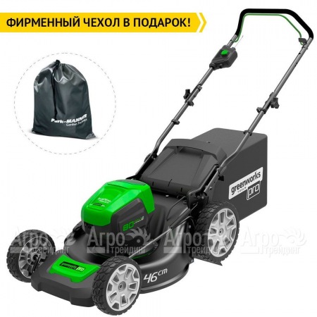 Газонокосилка аккумуляторная GreenWorks GD80LM46K4 в Севастополе