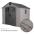 Пластиковый сарай LifeTime WoodLook 8х10 в Севастополе
