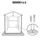 Пластиковый сарай Keter Manor 4x6 в Севастополе